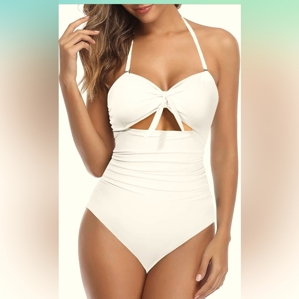 🚘NEW Tempt Me Women Sexy Cutout One Piece
Swimsuits Tummy Control High Waisted